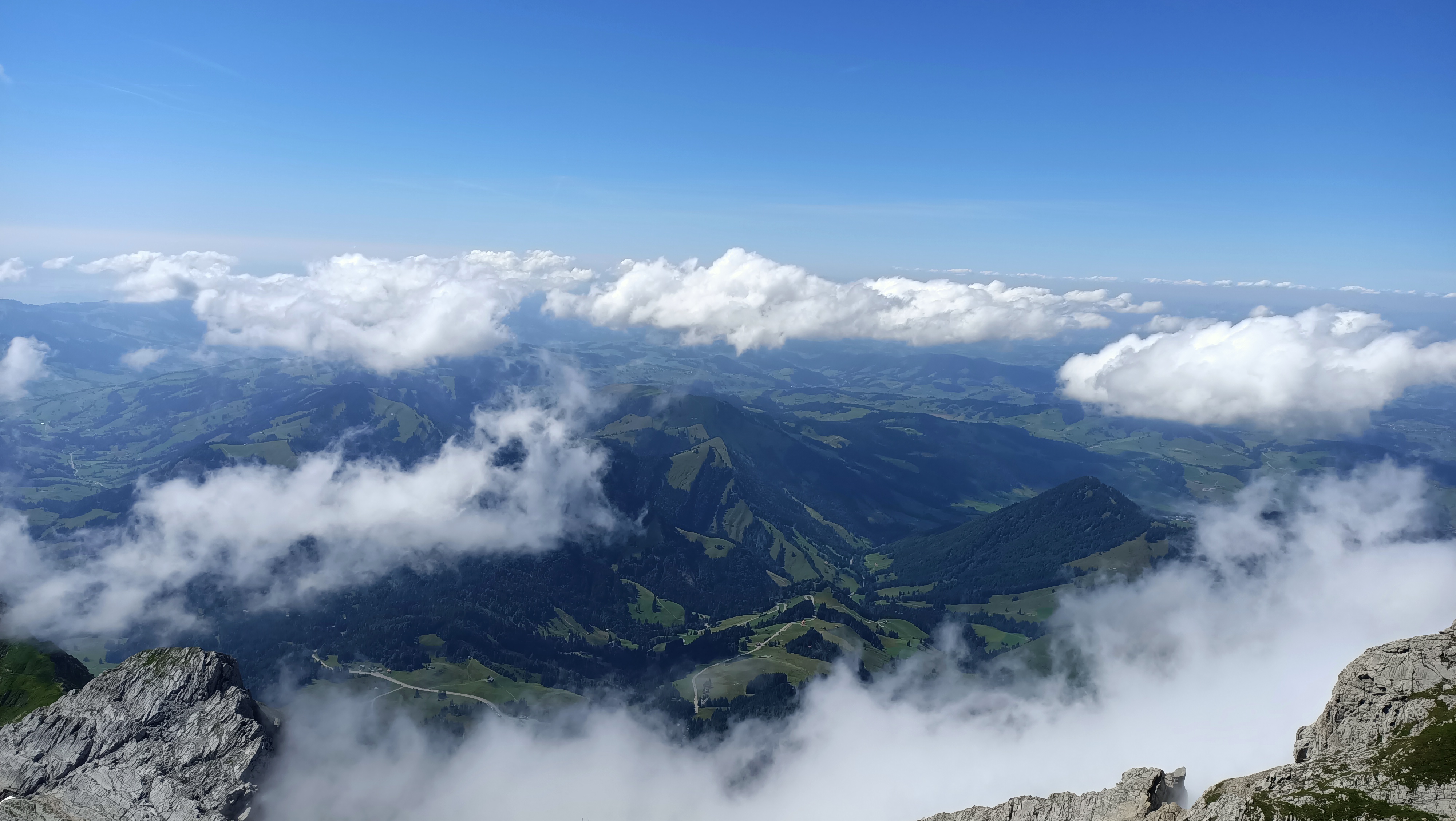 The view from the top of Säntis