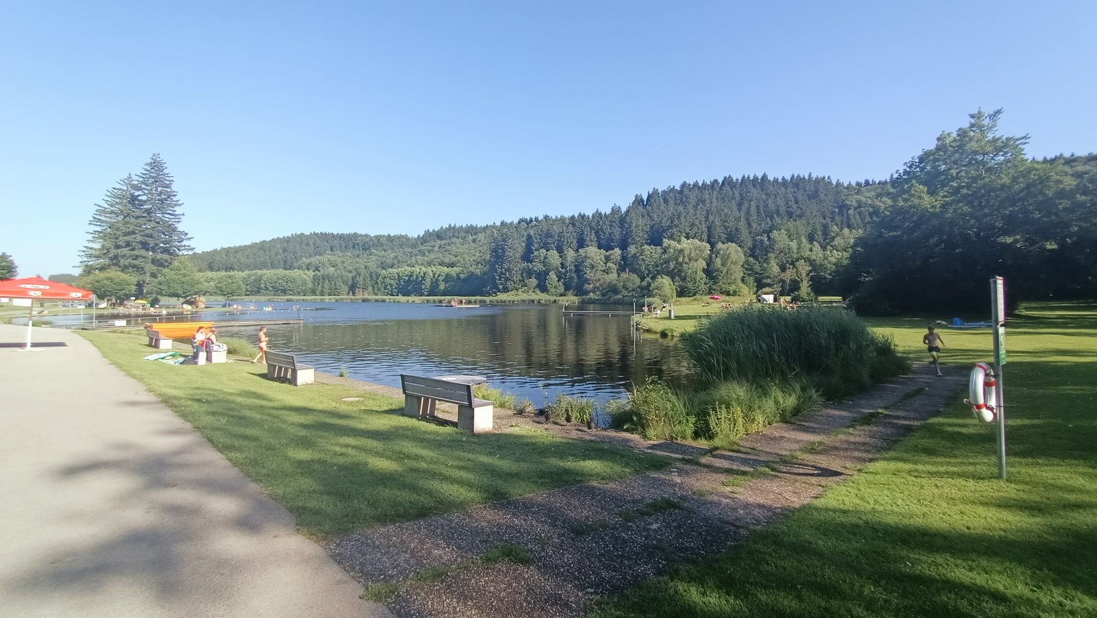 A lake in the countryside near Marktoberdorf